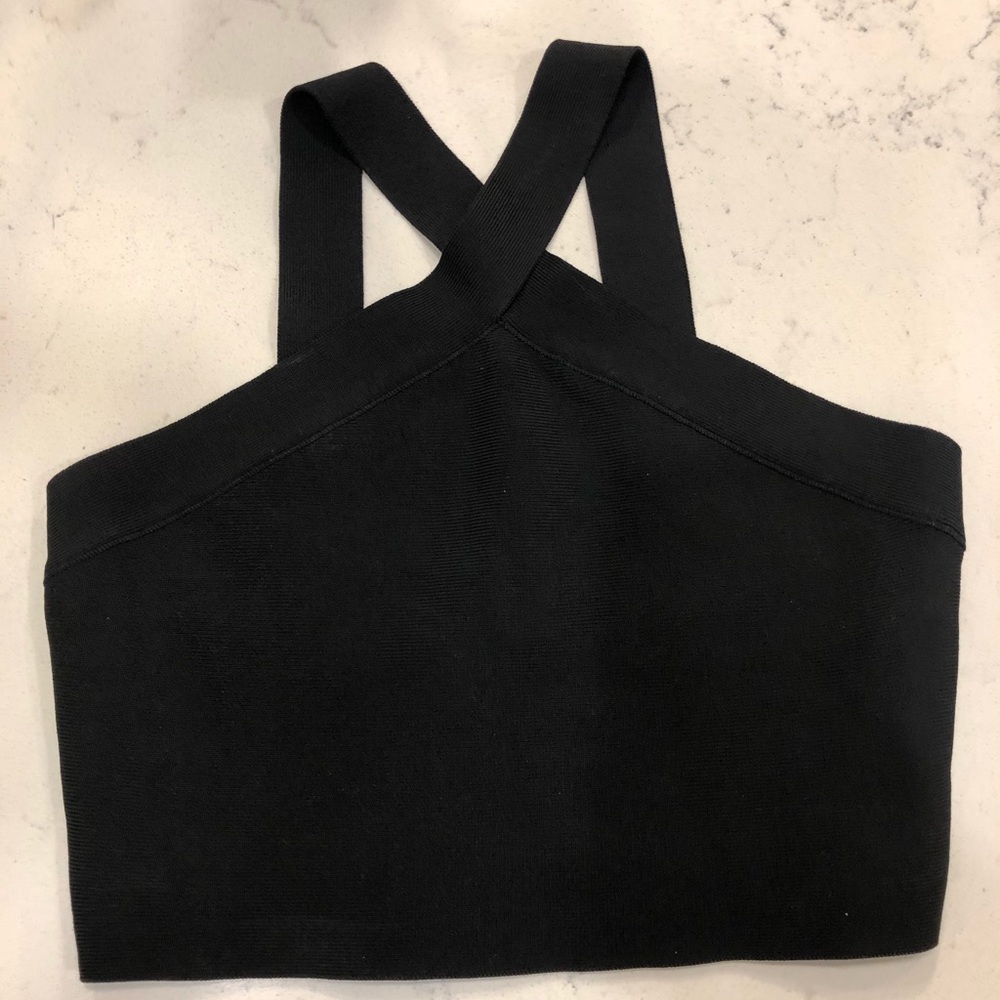 BCBGMaxAzria Bandage Cross Top